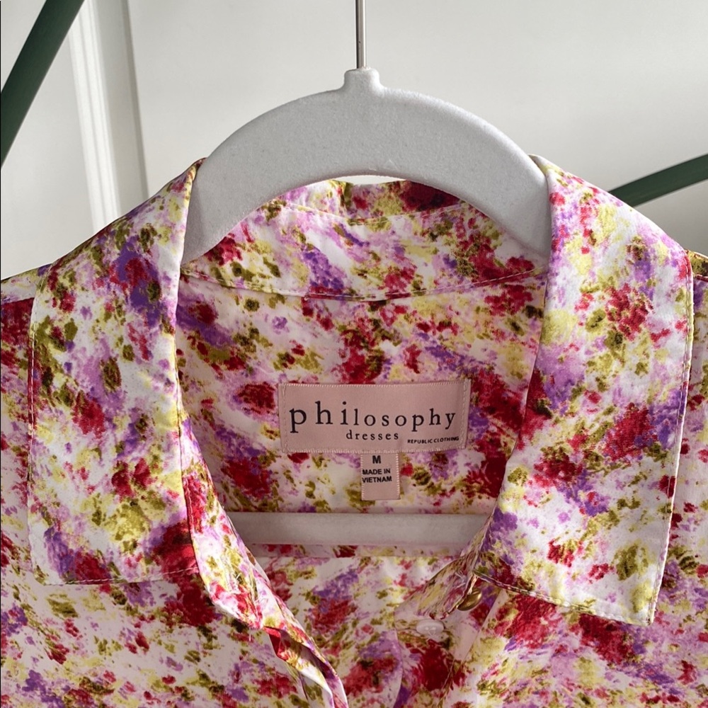 Philosophy Floral Blouse Dress - Picture 2 of 7